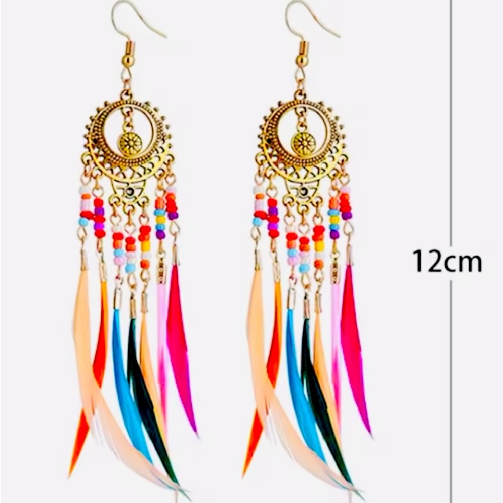 Cute Feather Bohemian earrings